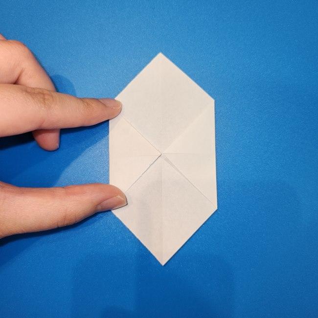リコのペンダントの折り紙 簡単な折り方作り方①パーツ1(5)