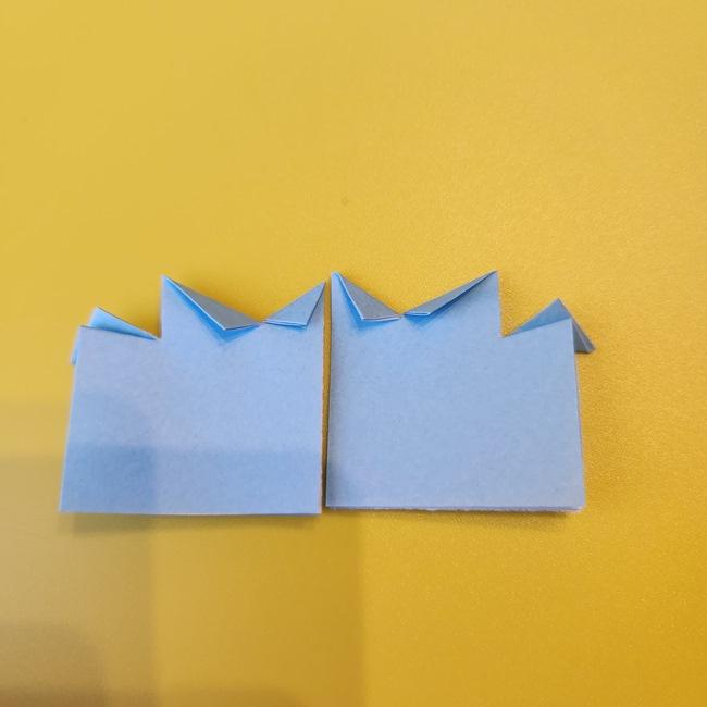 ぐるみんの折り紙の簡単な作り方折り方③耳(9)