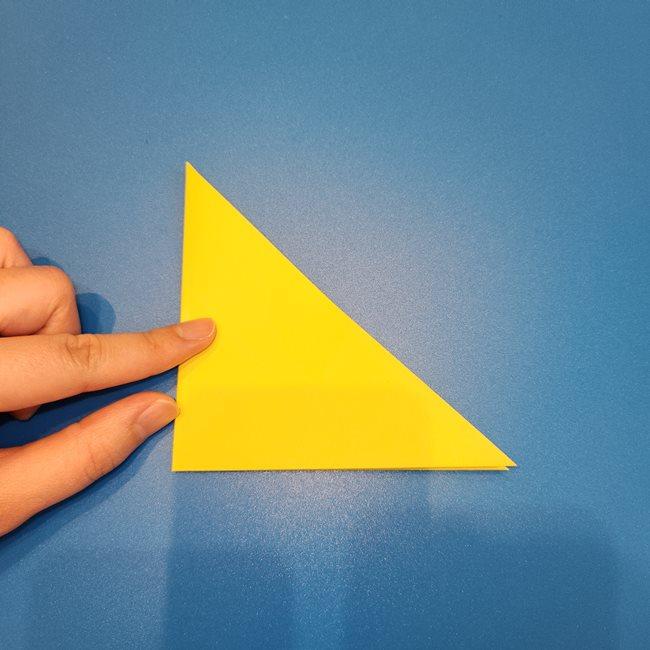 キャプテンピカチュウの折り紙の折り方作り方①顔(3)