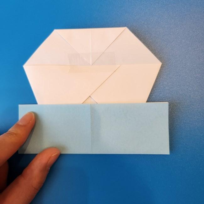 クワッスの折り紙の簡単な折り方作り方③顔・完成(15)