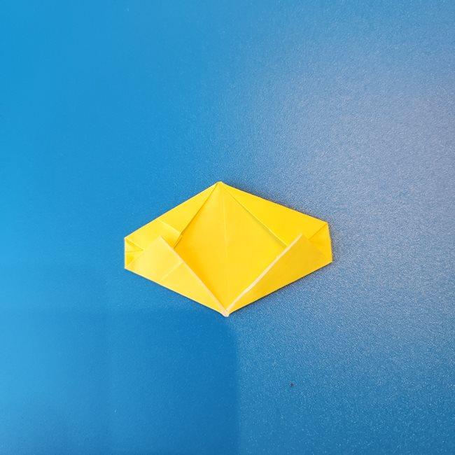 クワッスの折り紙の簡単な折り方作り方②くちばし(12)