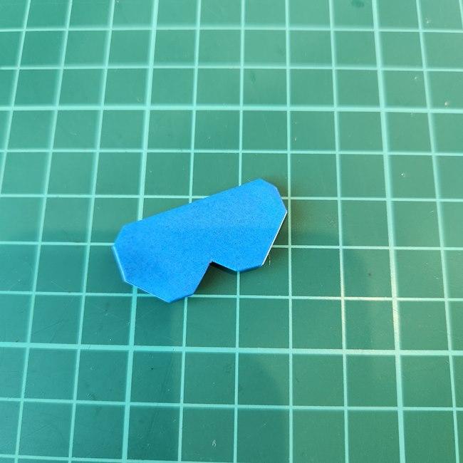 ポッチャマの折り紙の簡単な作り方折り方②首元(8)