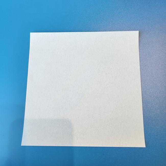 クワッスの折り紙の簡単な折り方作り方③顔・完成(1)