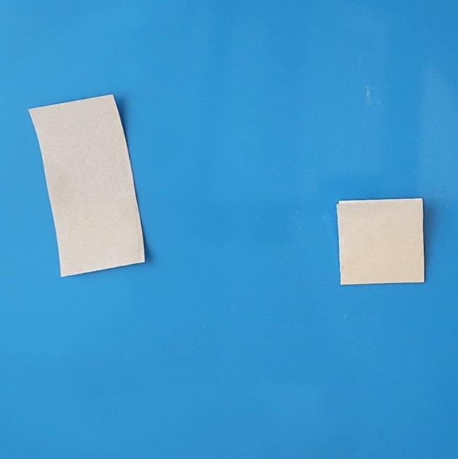 チラーミィの折り紙 簡単な作り方折り方⑥手足(4)