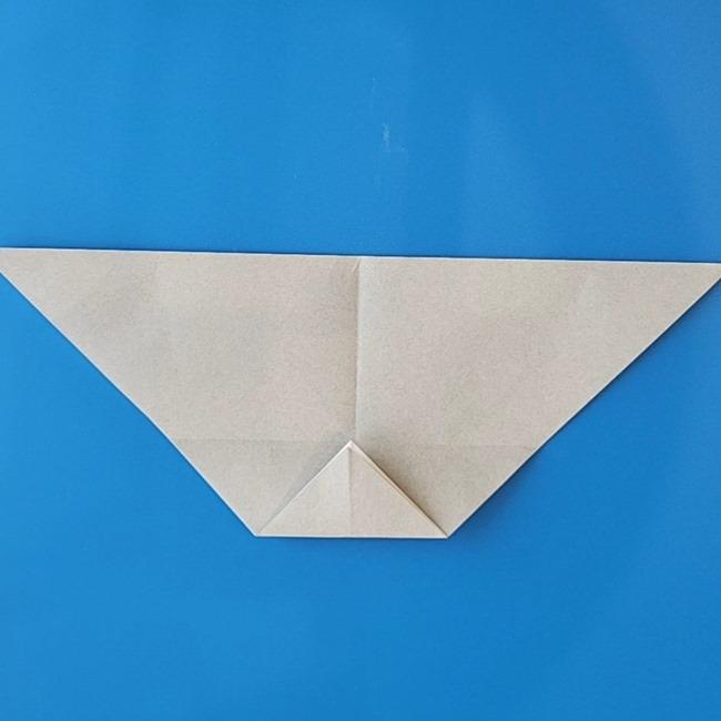 チラーミィの折り紙 簡単な作り方折り方①顔(7)