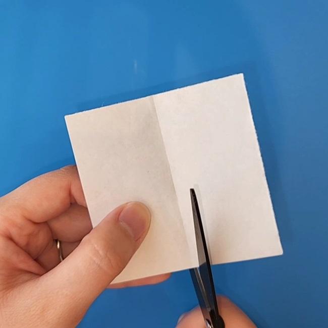 チラーミィの折り紙 簡単な作り方折り方⑥手足(3)