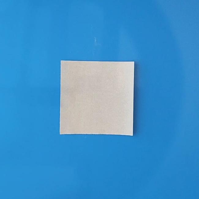 チラーミィの折り紙 簡単な作り方折り方⑥手足(1)