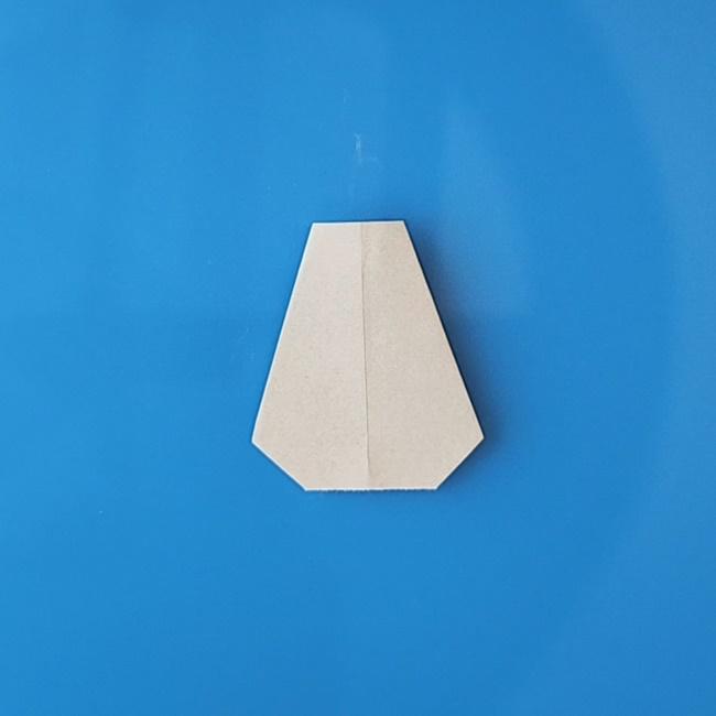 チラーミィの折り紙 簡単な作り方折り方④からだ(7)