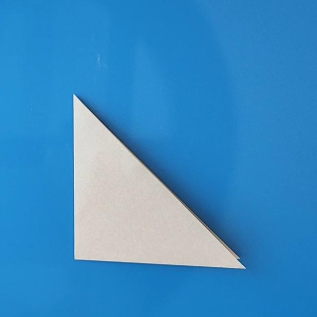 チラーミィの折り紙 簡単な作り方折り方①顔(3)