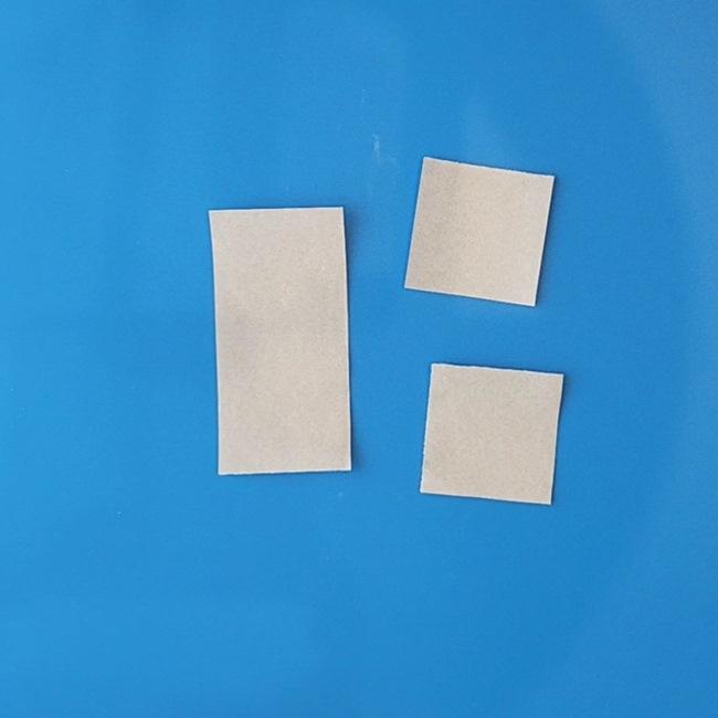 チラーミィの折り紙 簡単な作り方折り方⑥手足(5)