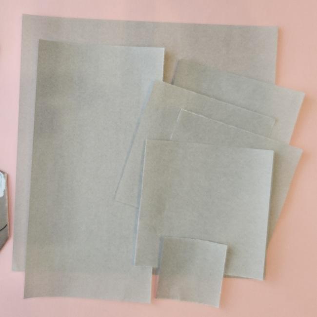 ポケモン折り紙 チラーミィで準備するもの1