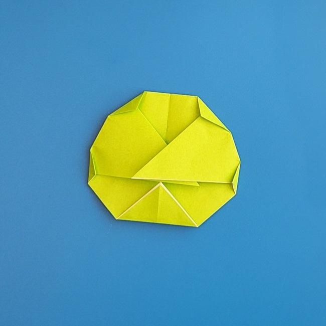 ニャローテの折り紙の簡単な折り方作り方①顔(9)