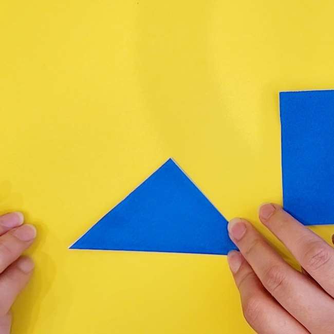ゴルダックの折り紙の簡単な折り方作り方②耳(2)