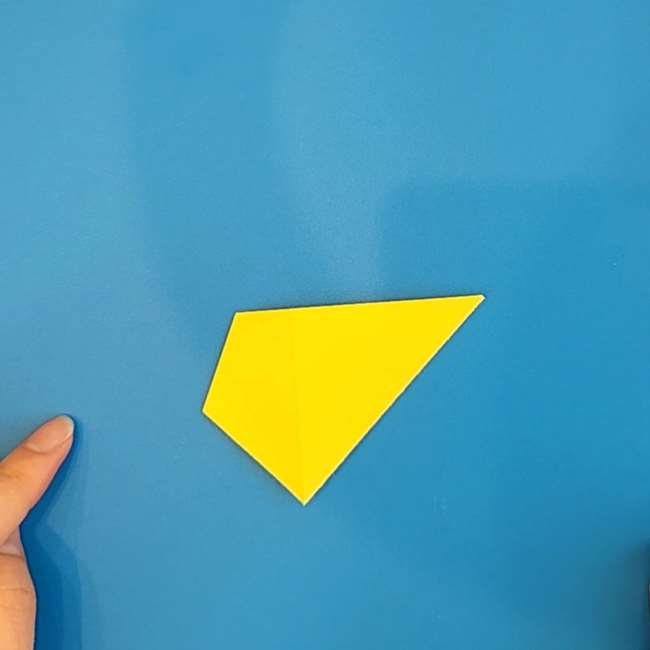 ゴルダックの折り紙の簡単な折り方作り方③くちばし(4)