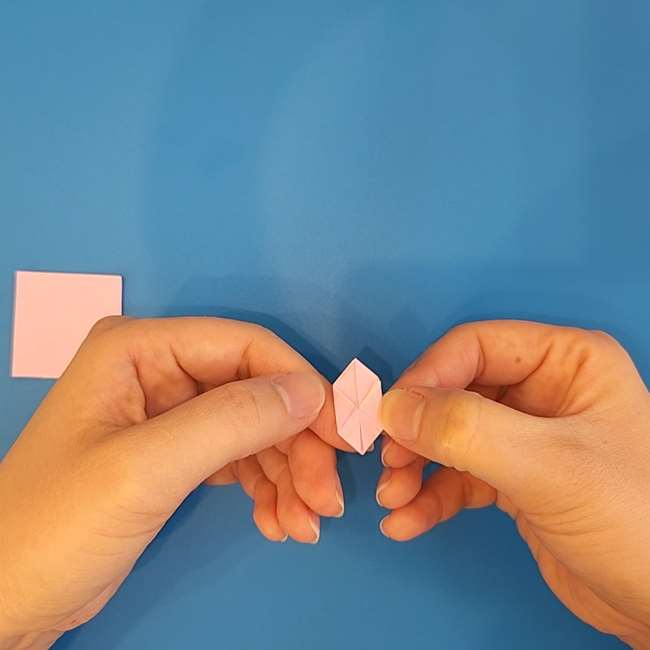ポケモン ラッキーの折り紙の簡単な折り方作り方③卵と足(18)
