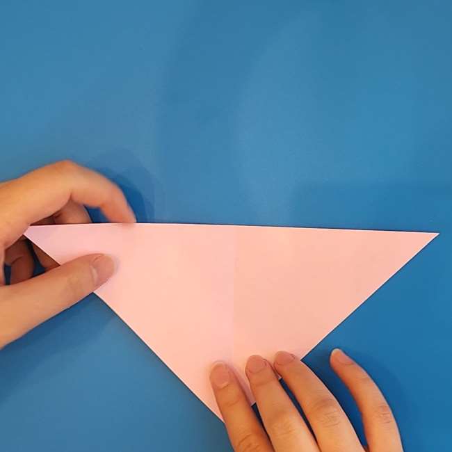 ポケモン ラッキーの折り紙の簡単な折り方作り方①からだ(4)
