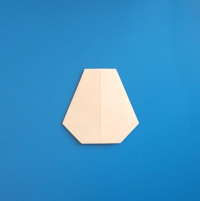 アチゲータの折り紙 作り方折り方①顔(9)