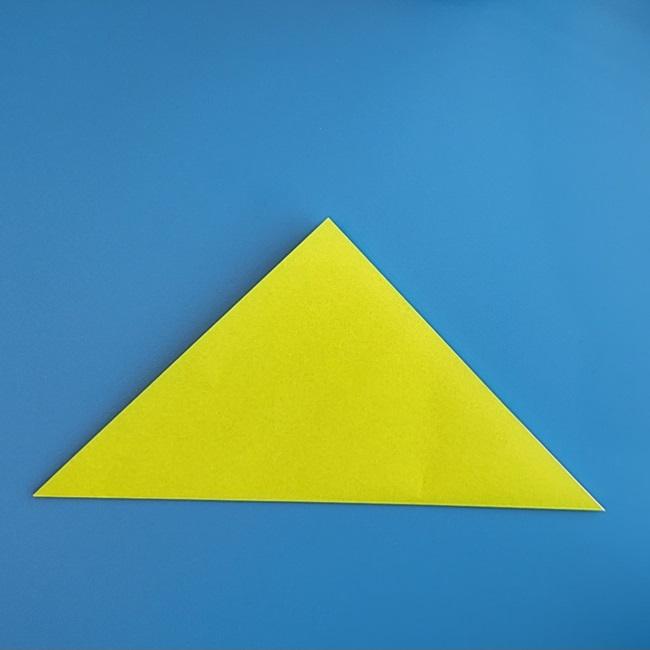 ニャローテの折り紙の簡単な折り方作り方①顔(2)