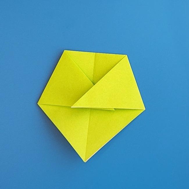 ニャローテの折り紙の簡単な折り方作り方①顔(7)