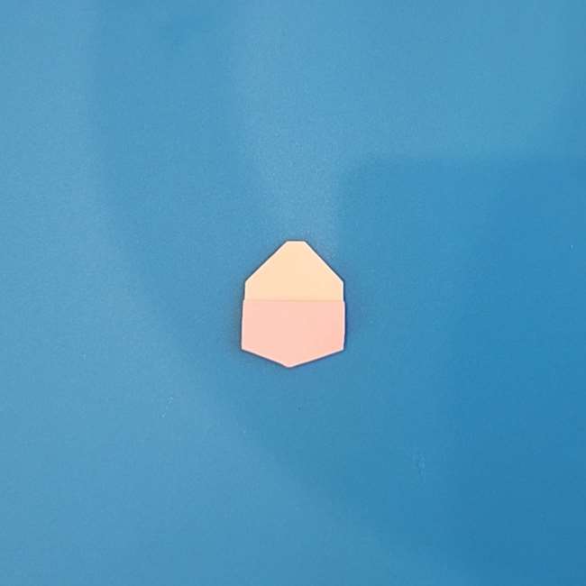ポケモン ラッキーの折り紙の簡単な折り方作り方③卵と足(14)