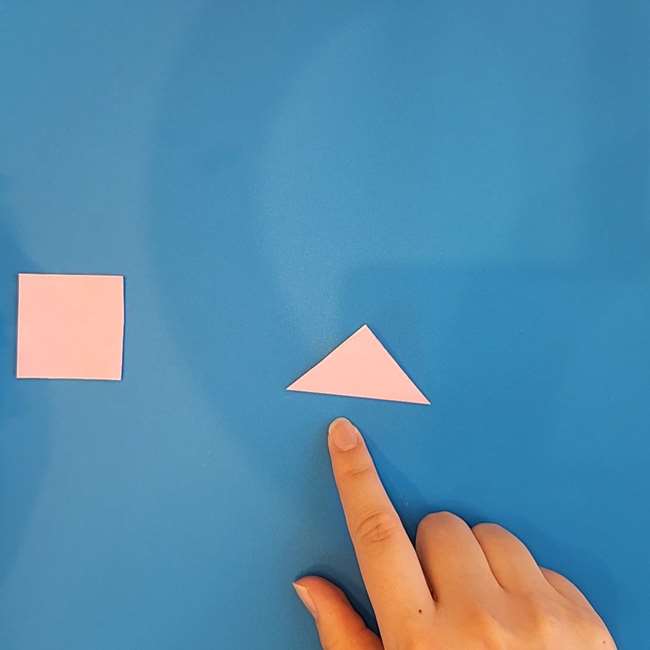 ポケモン ラッキーの折り紙の簡単な折り方作り方③卵と足(16)