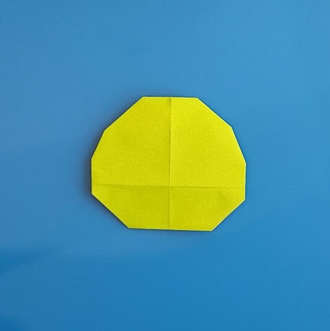 ニャローテの折り紙の簡単な折り方作り方①顔(10)