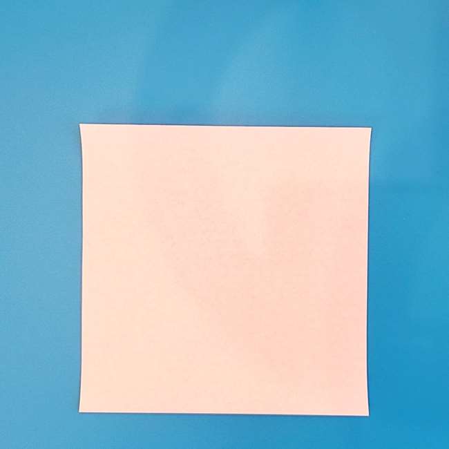 ポケモン ラッキーの折り紙の簡単な折り方作り方①からだ(1)