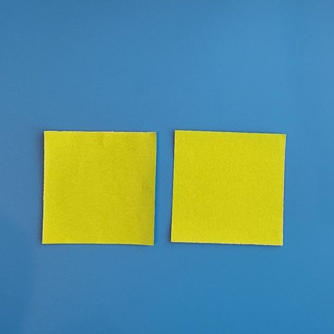 ニャローテの折り紙の簡単な折り方作り方②耳(1)