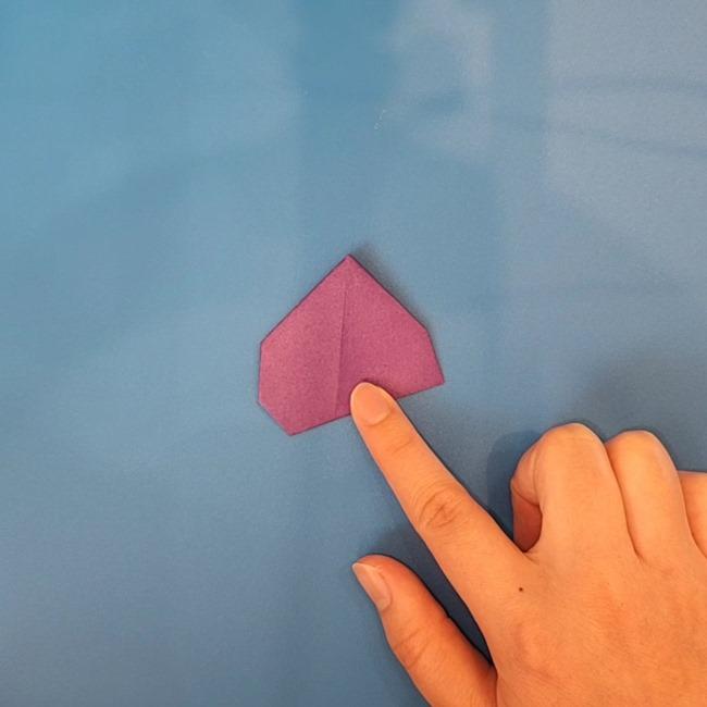 ソウブレイズの折り紙 簡単な折り方作り方①頭(16)