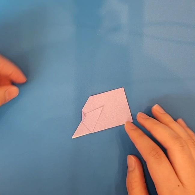 ソウブレイズの折り紙 簡単な折り方作り方②顔(9)