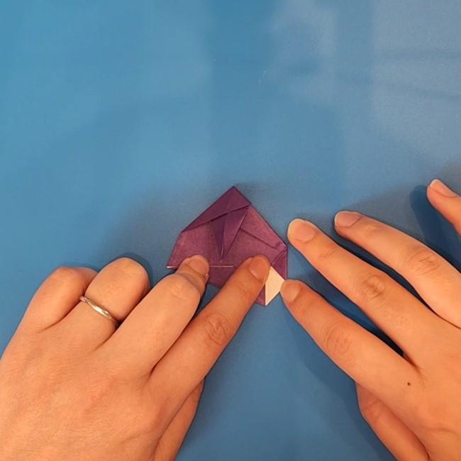 ソウブレイズの折り紙 簡単な折り方作り方①頭(15)