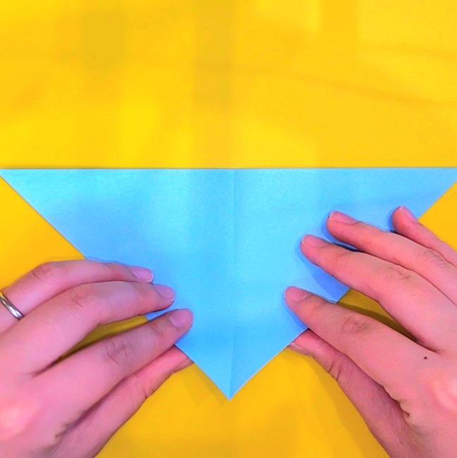 メタグロスの折り紙の簡単な折り方作り方①体(4)