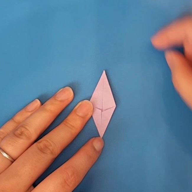 ソウブレイズの折り紙 簡単な折り方作り方①頭(5)