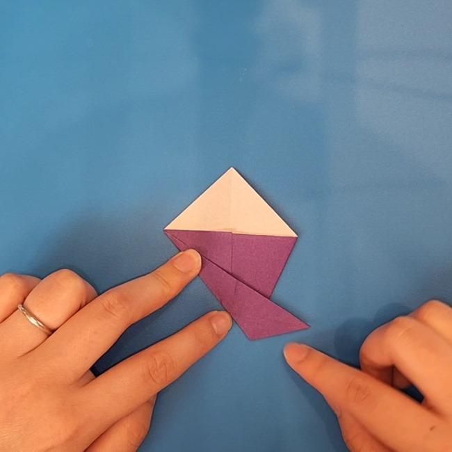 ソウブレイズの折り紙 簡単な折り方作り方①頭(12)