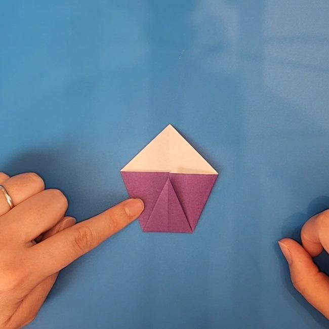 ソウブレイズの折り紙 簡単な折り方作り方①頭(10)