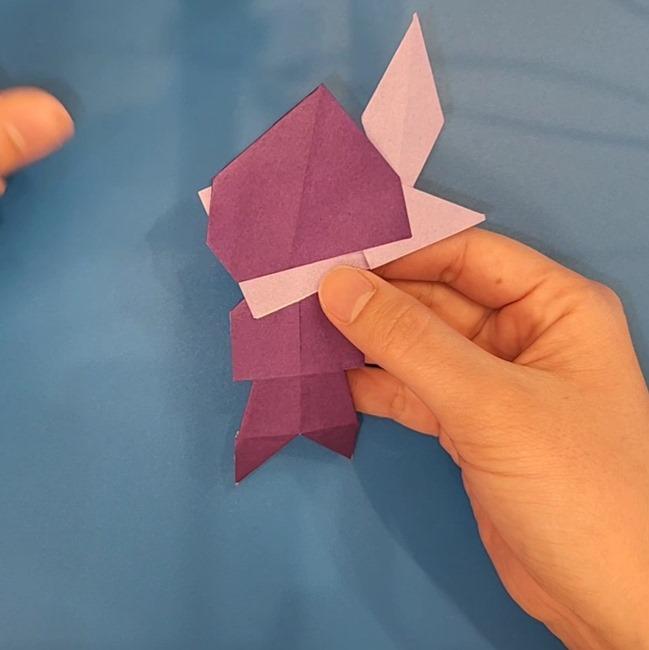 ソウブレイズの折り紙 簡単な折り方作り方⑦貼り合わせ(4)