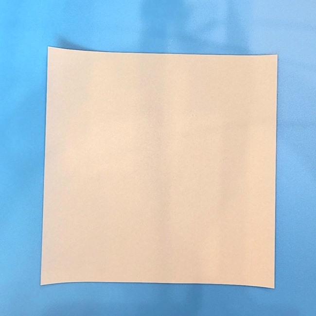 ポケモン折り紙 サイドンの作り方折り方①顔(1)