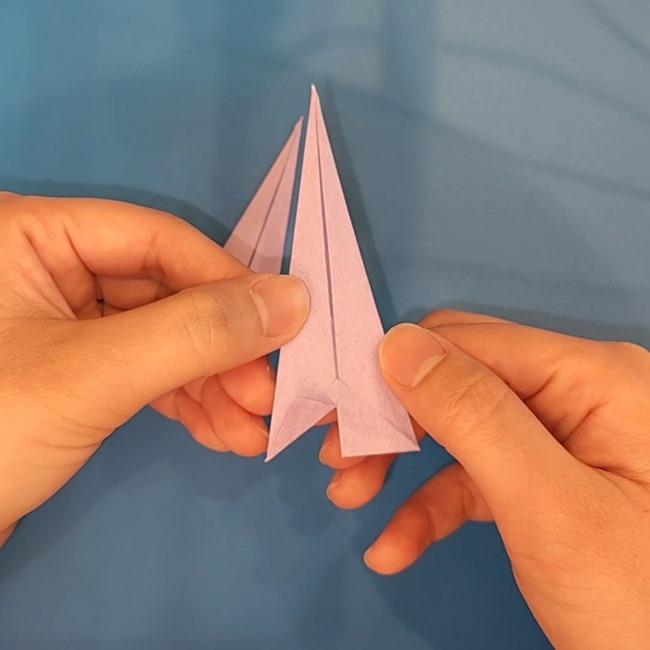 ソウブレイズの折り紙 簡単な折り方作り方⑤剣(9)