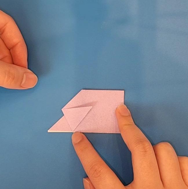 ソウブレイズの折り紙 簡単な折り方作り方②顔(8)