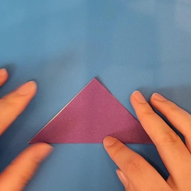 ソウブレイズの折り紙 簡単な折り方作り方①頭(8)