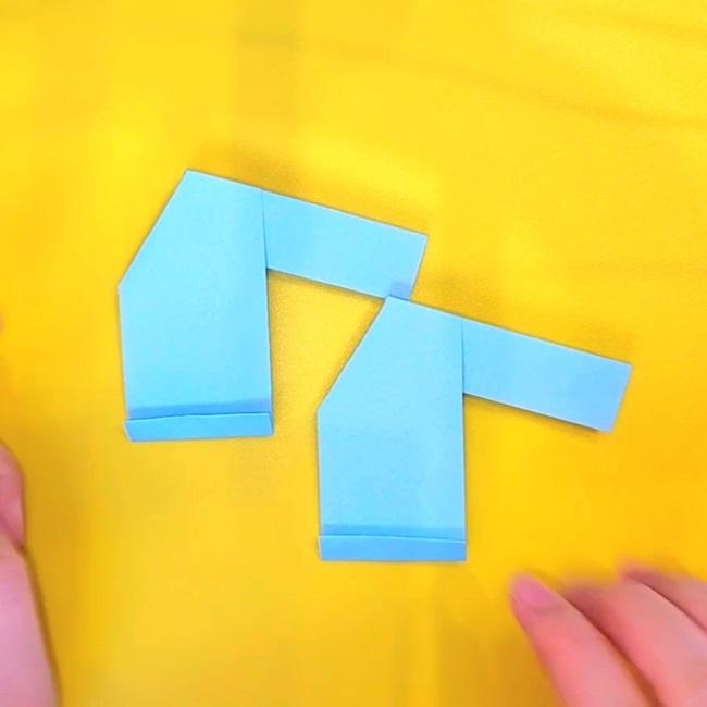メタグロスの折り紙の簡単な折り方作り方②足(13)